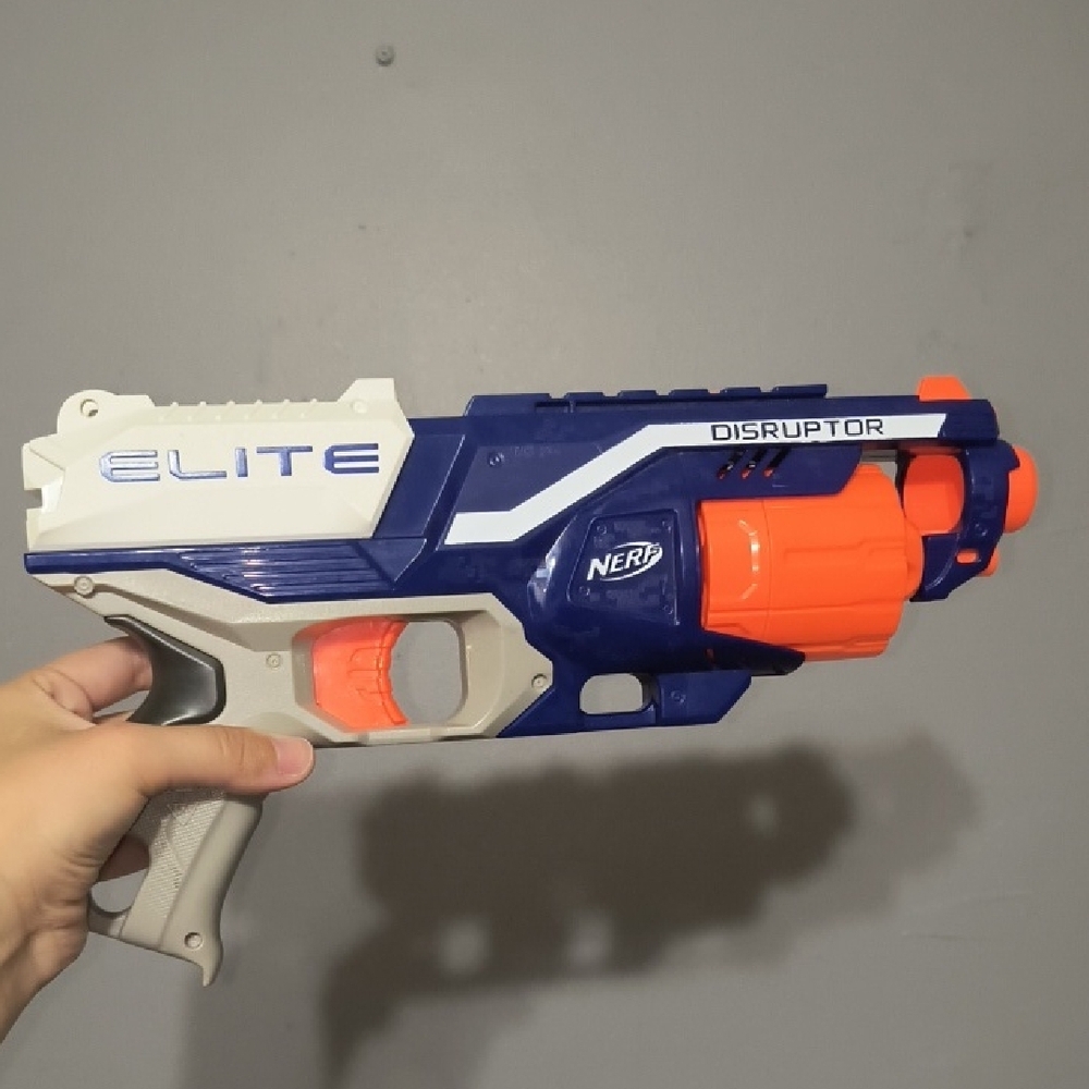Nerf Elite Disruptor Blaster - Blue, White & Orange